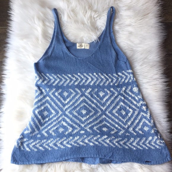 Hollister Tops - 🌸2/20 3/25 Hollister knitted Aztec tank